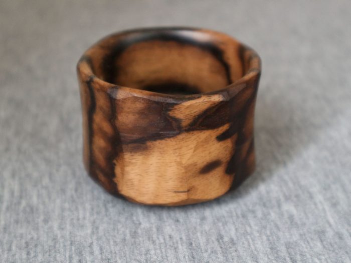 黒柿茶器 6.6×7.5×7.5㎝