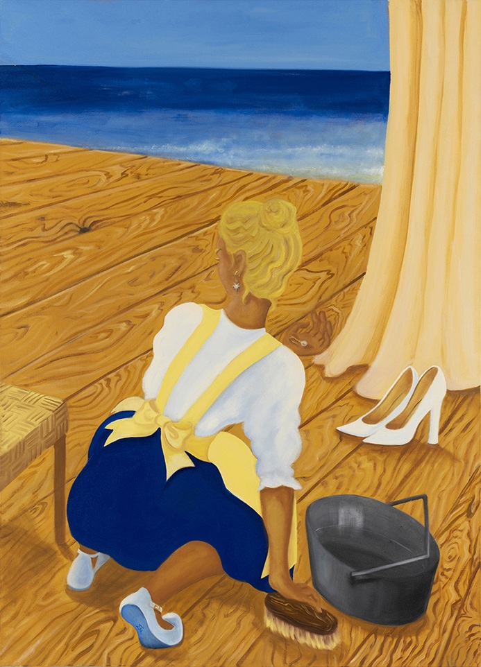 マリア・ファーラ 《テラスのある部屋》 2021年　国立国際美術館蔵　©Maria Farrar, Courtesy of the artist and Ota Fine Arts