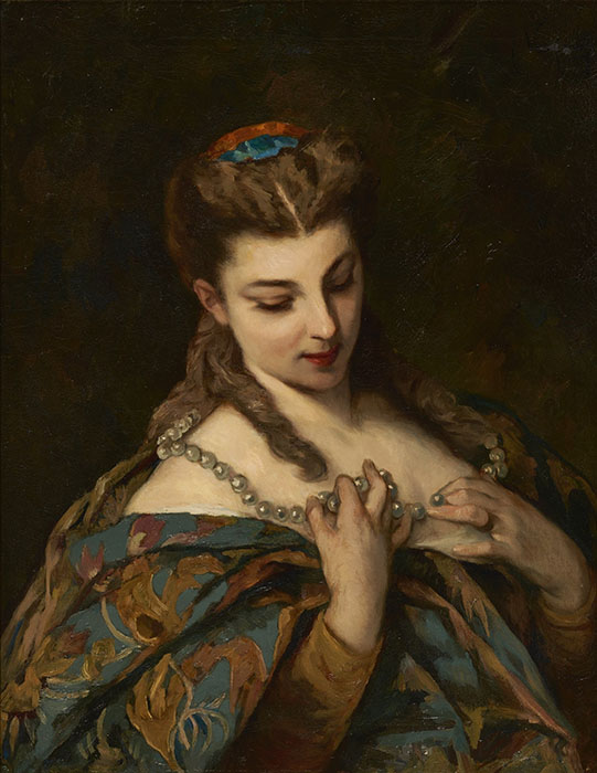 カミーユ・ヴァン・カンプ《真珠の首飾り》制作年不詳　ユニマットグループ蔵