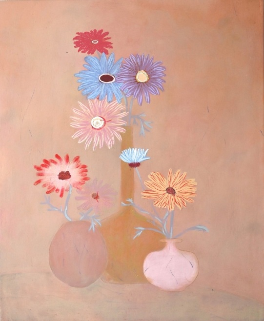 夢周周「Skin Painting Still Life（５）」
60.6×50cm
油彩