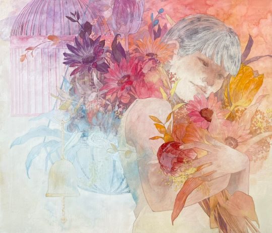 菅原寧々

「心恋（うらごい）」

F10号