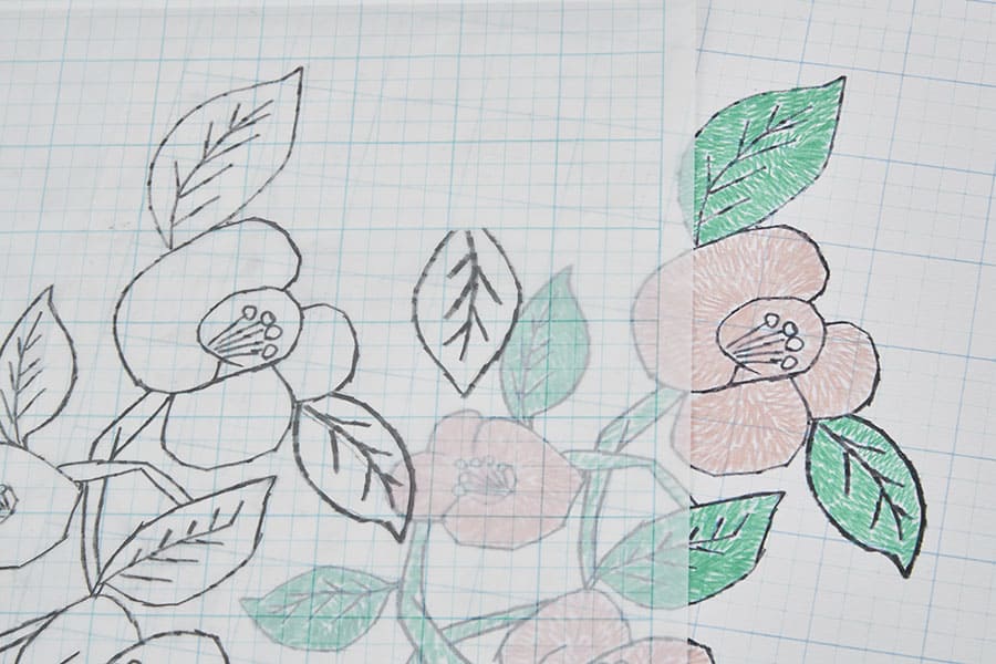 “swing camellia” 2022-23→a/w 原画 Photo: sono (mame)