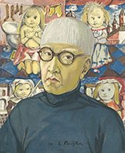 レオナール・フジタ

小さな職人　自画像

木版画　

27 × 22cm　

1960年