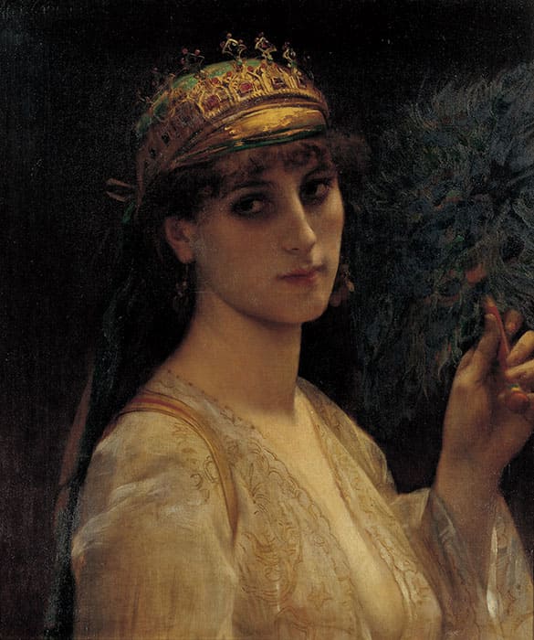 アレクサンドル・カバネル《エステル女王》1882年 府中市美術館