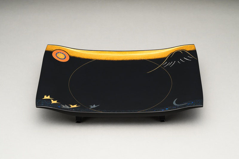 大場松魚《平文富士日月盤》平成11年(1998)