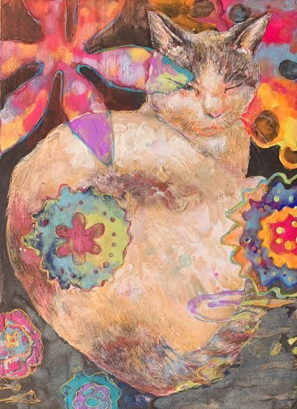 鈴木葉留香

tie-dye

高知麻紙、膠、水干絵具、岩絵具、色鉛筆