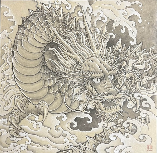 「威風雲龍図」