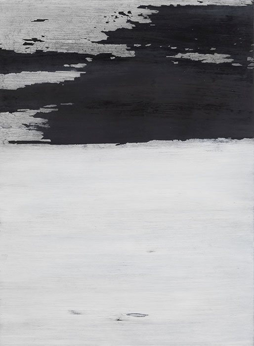 村上友晴《無題（礼文）》1986年　油彩、アクリル・紙　61.7×45.2cm　目黒区美術館蔵