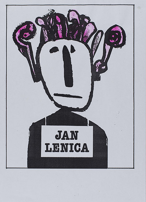 ヤン・レニツァ（『文化ニュース』38 号）／ドローイング／1996
