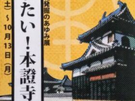 安城発掘のあゆみ展「知りたい！本證寺境内」安城市民ギャラリー