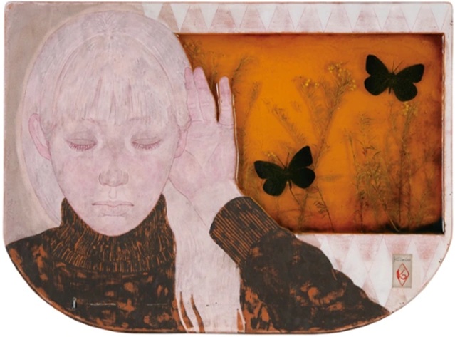 「風の揺らぎ」（縦30×横41cm）