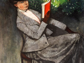 カール・ヴァルザー《婦人の肖像》1902年 ゴットフリート・ケラー財団（新ビール美術館寄託）