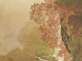 木島櫻谷《幽渓秋色》大正時代(20世紀)　泉屋博古館東京