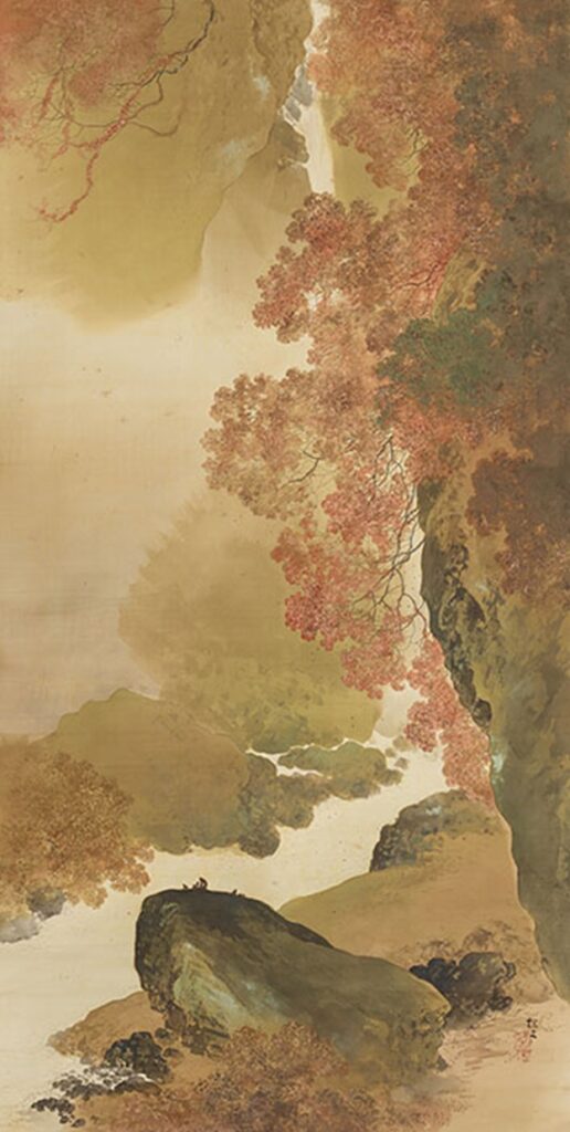 木島櫻谷《幽渓秋色》大正時代(20世紀) 泉屋博古館東京