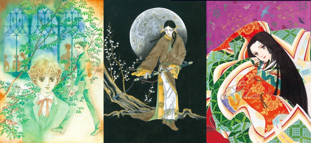 (左)©萩尾望都／小学館　(中)©山岸凉子　(右)©大和和紀／講談社