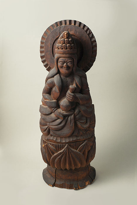 木喰《十一面観音菩薩坐像》1801年　倉敷民藝館 所蔵