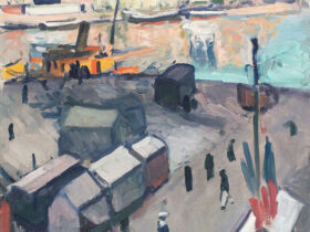 アルベール・マルケ《ル・アーヴル、港湾》 1906年　油彩／カンヴァス　アンドレ・マルロー近代美術館、ルアーヴル Albert Marquet, Le Havre, le basin, 1906, huile sur toile, Le Havre, Musée d'art moderne André Malraux ©MuMa Le Havre / Charles Maslard