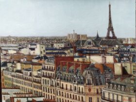 「エッフェル塔の見える風景」F6