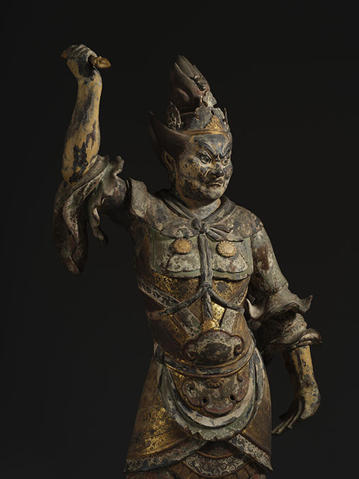 重要文化財　十二神将立像のうち　寅神像　安貞2年（1228）頃　静嘉堂蔵　展示期間：1/2～3/1