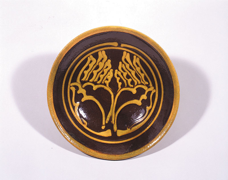 河井寬次郎 《流し描鉢》昭和6年（1931）静嘉堂文庫美術館蔵