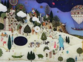 「ミミランド　バルバルの丘」　 クリアグラフ 41 × 72.8 cm