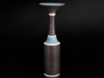 線文円筒花器「青」　L.R 1968年頃