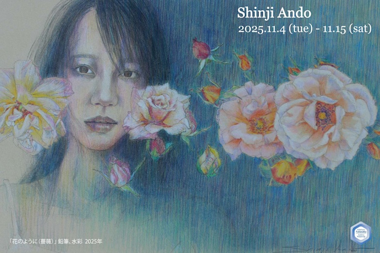 安藤真司「ドローイング ガラス絵 版画」Hideharu Fukasaku Gallery Roppongi