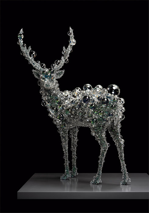 名和晃平《PixCell-Deer#72（Aurora）》2022 年、個人蔵
©Kohei Nawa, Photo by Nobutada OMOTE, Courtesy of SCAI THE BATHHOUSE