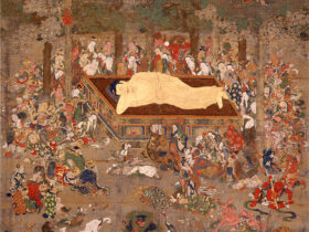 重要文化財　仏涅槃図　鎌倉～南北朝時代・14世紀　長寳寺所蔵