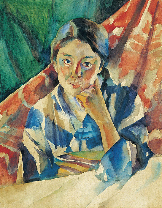 古賀春江《好江夫人像》　個人蔵