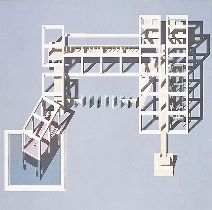 磯崎新《還元シリーズ1 群馬県立近代美術館》1983年 磯崎新アトリエ蔵
©Estate of Arata lsozaki