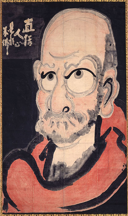 白隠慧鶴 「達磨像」 江戸時代（18世紀） 大分県・萬壽寺　画像提供：花園大学国際禅学研究所　撮影：第一スタジオ　堀出恒夫