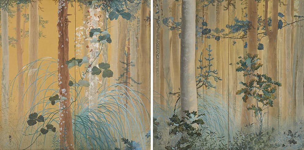 《木の間の秋》1907（明治40）年　東京国立近代美術館蔵