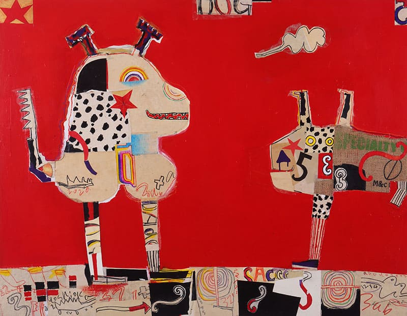 《寓意の風景・A》2022年　作家蔵