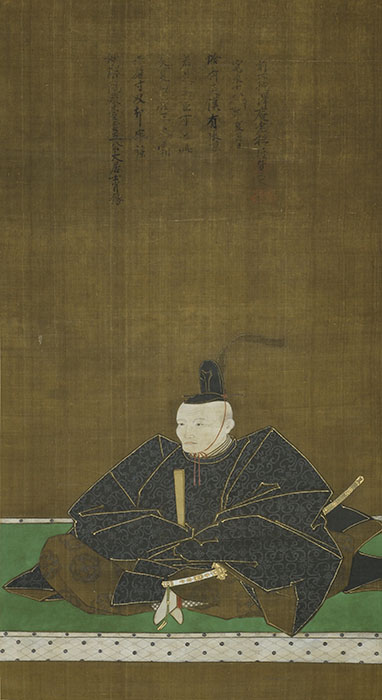 矢野三郎兵衛吉重筆　沢庵宗彭賛「細川忠利像」　寛永18年（1641）
永青文庫蔵