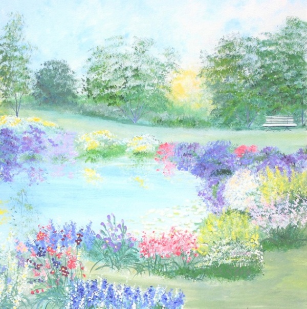 「フラワーズ コンチェルト」ed.88
37.5×38cm