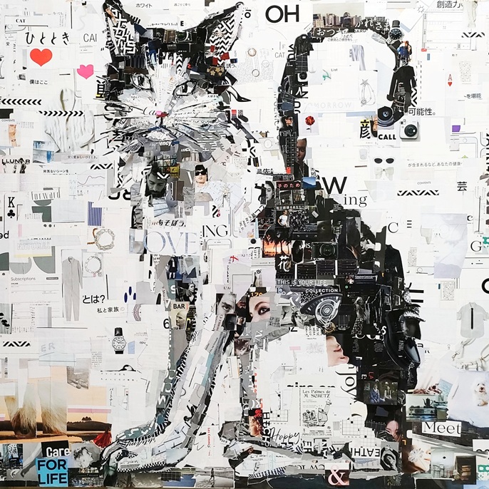 とのいけこーた「ひととき」S30、コラージュ