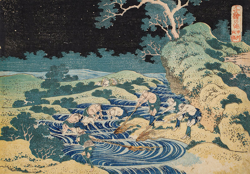 葛飾北斎《千絵の海 甲州火振》中外産業株式会社原安三郎コレクション