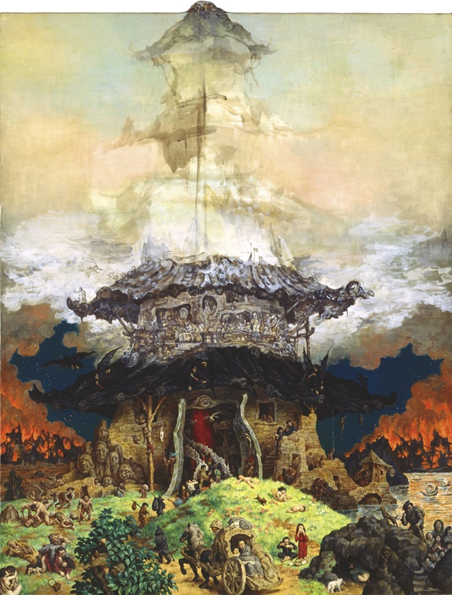 《未完成の塔》個人蔵（練馬区立美術館寄託）