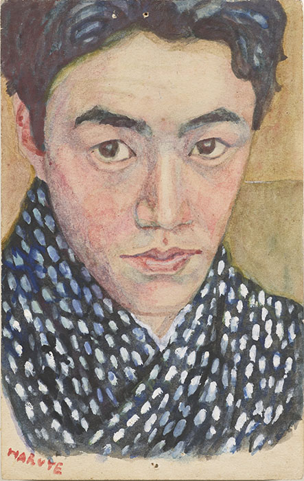 古賀春江《自画像》1916年　石橋財団アーティゾン美術館蔵