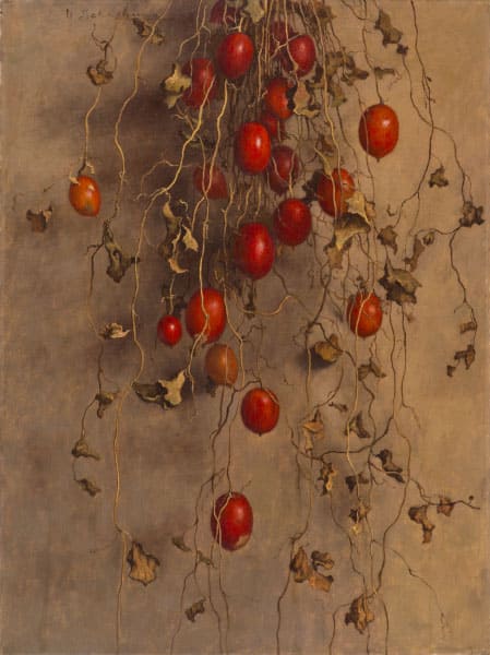 髙島野十郎《からすうり》 昭和10(1935)年 福岡県立美術館