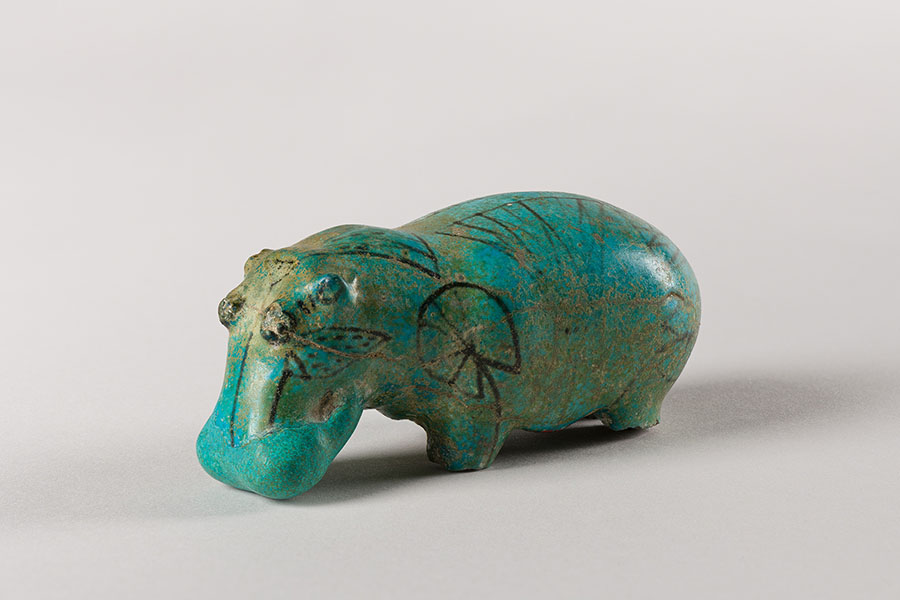 《カバの像》前1938～前1539年頃　ブルックリン博物館蔵　Photo: Brooklyn Museum