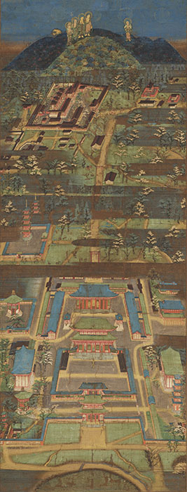 春日社寺曼荼羅　鎌倉時代（13～14世紀） 奈良国立博物館