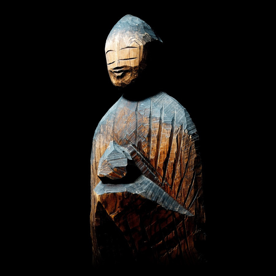 《地蔵菩薩》 元禄4（1691）年 小川地蔵堂蔵（下呂温泉合掌村円空館寄託保管）【中国地方初公開】