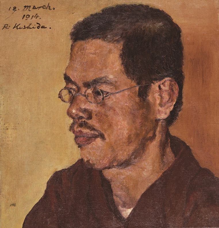 岸田劉生 《武者小路実篤像》 1914年 油彩／カンヴァス 38.0×36.5cm 東京都現代美術館