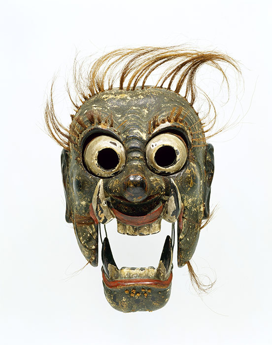 重要文化財　舞楽面 納曽利　平安時代（12世紀） 奈良・春日大社