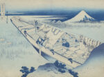 葛飾北斎「冨嶽三十六景　常州牛堀」、1830–33（天保1–4）年頃、横大判錦絵、国立西洋美術館（井内コレクションより寄託）