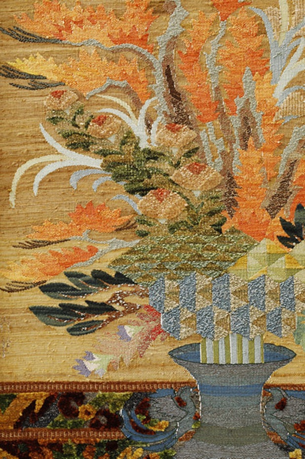 《手織錦屏風 立花》（部分）1935年　京都市美術館　撮影：来田猛