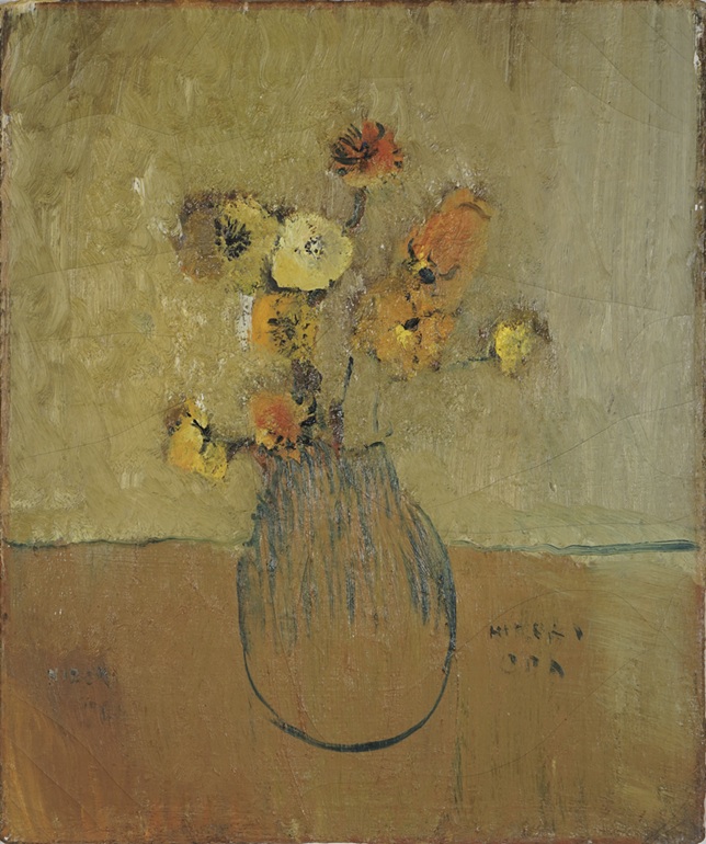 花　　油彩　　45.5 x 38.8 cm