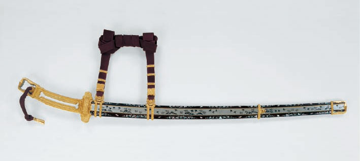 若宮御料古神宝類 毛抜形太刀　復元模造　現代 平成15年（2003） 奈良・春日大社